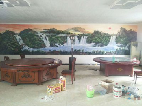 勉县墙绘-写实风景