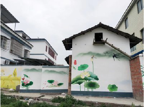 勉县室外墙绘-从选材到保养。