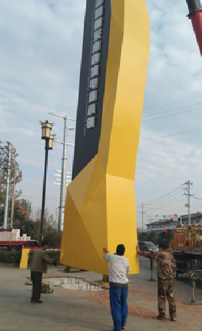 勉县标识标牌的安装方法。