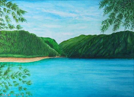 勉县在墙绘中，如何绘画绿水青山？